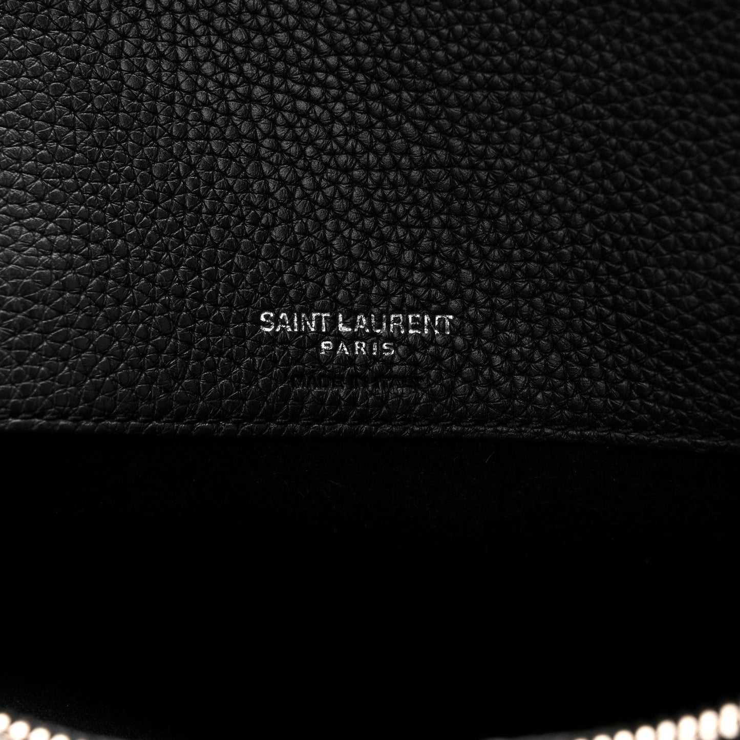 Grained Calfskin Small Supple Sac De Jour Black