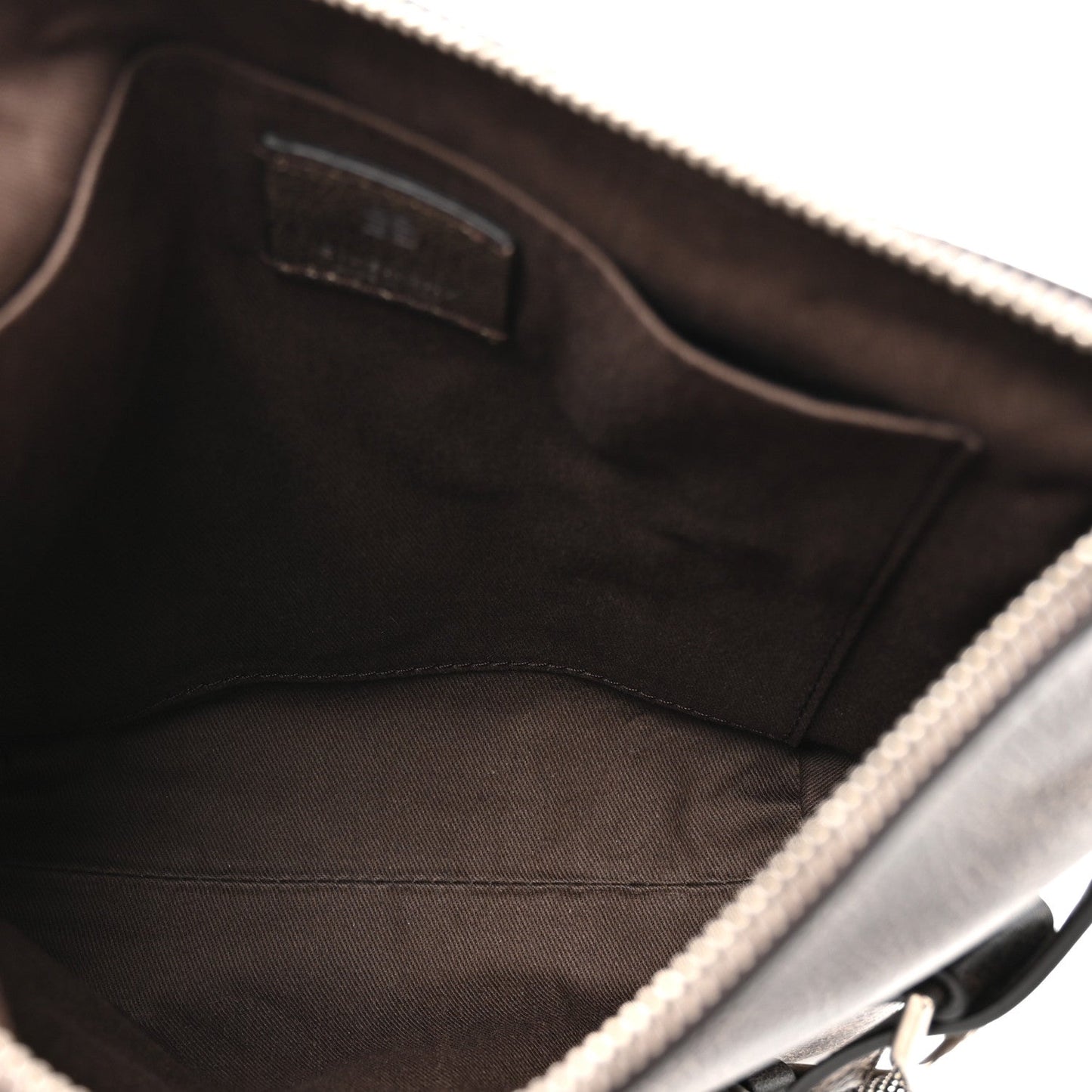 Lambskin Crackled Vintage Calfskin Small Voyou Crossbody Bag Brown