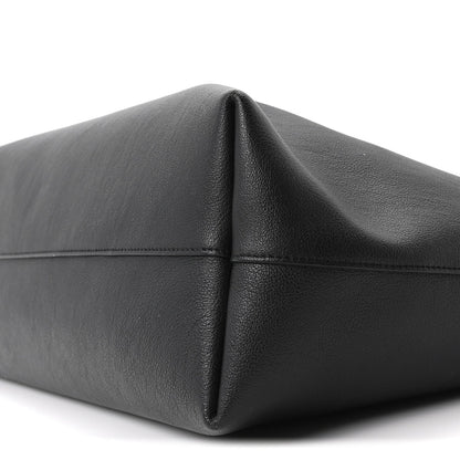 Calfskin Large Shopping Tote Black