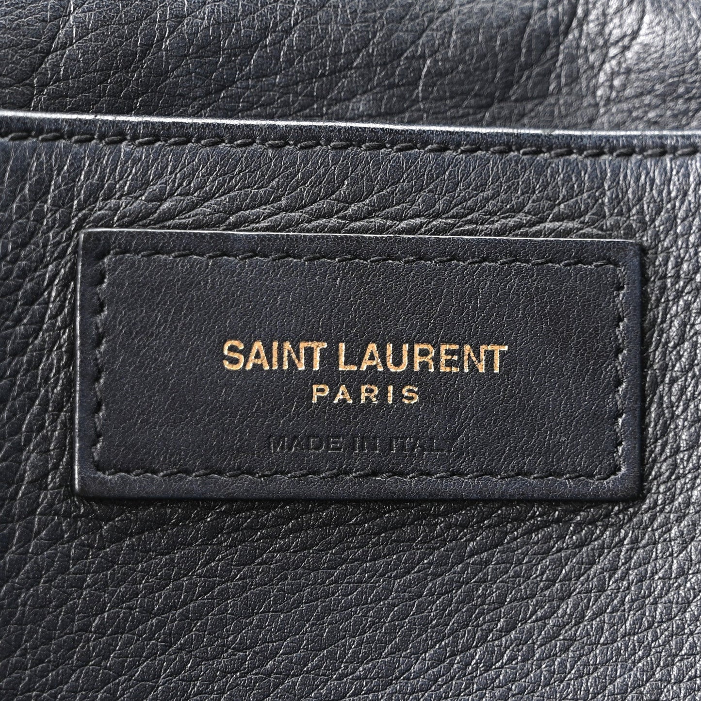 Calfskin Small Classic Y Cabas Black