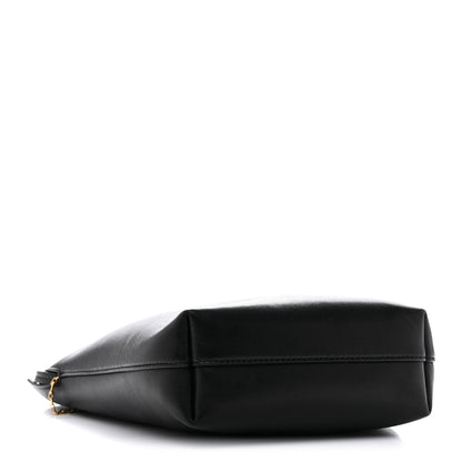 Lambskin Pochon Shoulder Bag Black
