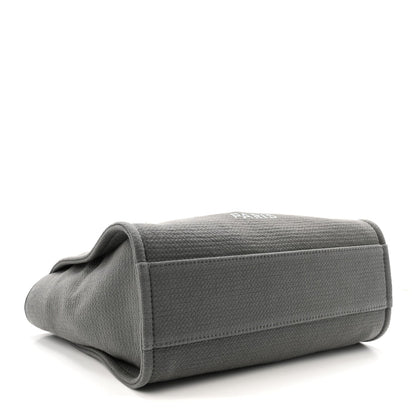 Mixed Fibers Small Deauville Tote Dark Grey
