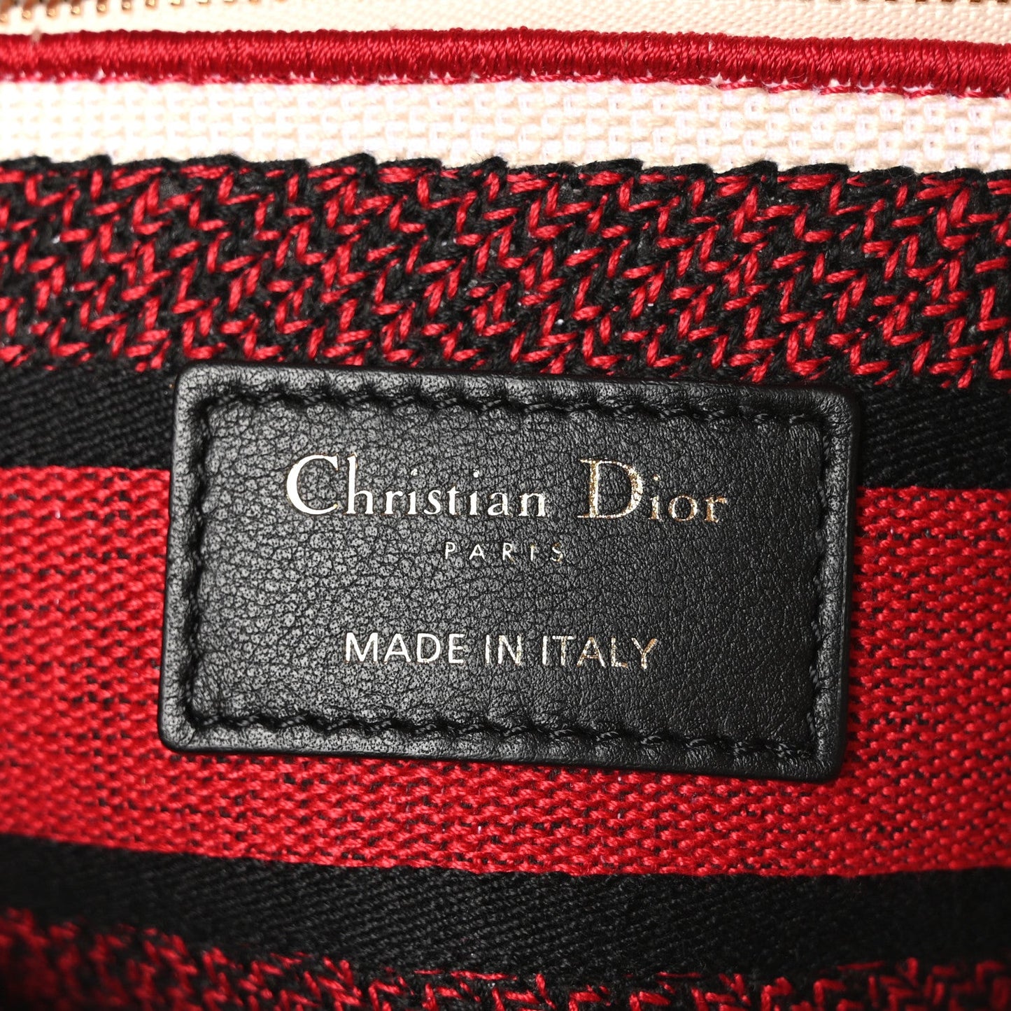 Canvas Medium DiorAmour Dots Lady D-Lite Red