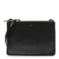 Lambskin Large Trio Crossbody Bag Black