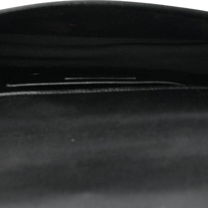 Grain De Poudre Monogram Cassandre Clutch Black