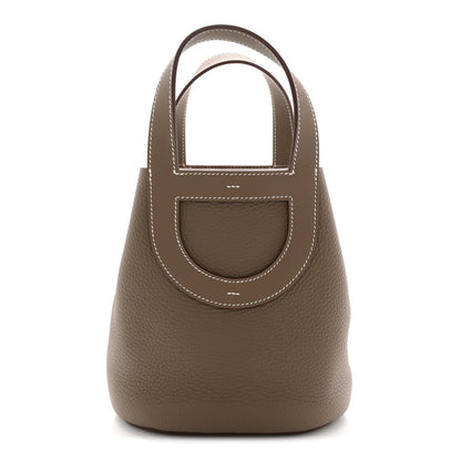 Taurillon Clemence Swift In-The-Loop 18 Bag Etoupe