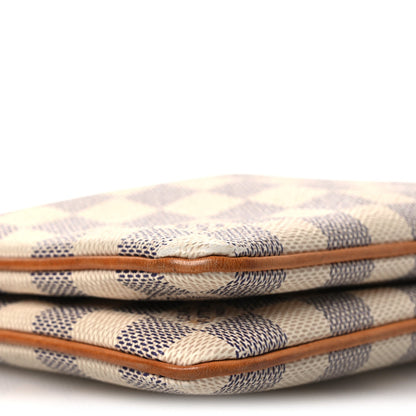 Damier Azur Double Zip Pochette