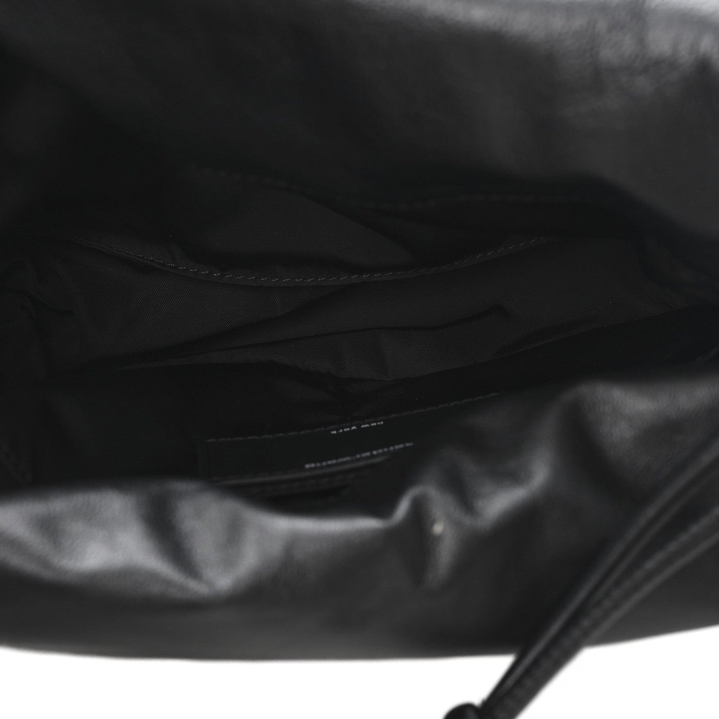 Lambskin Small Ryan Puffer Bag Black