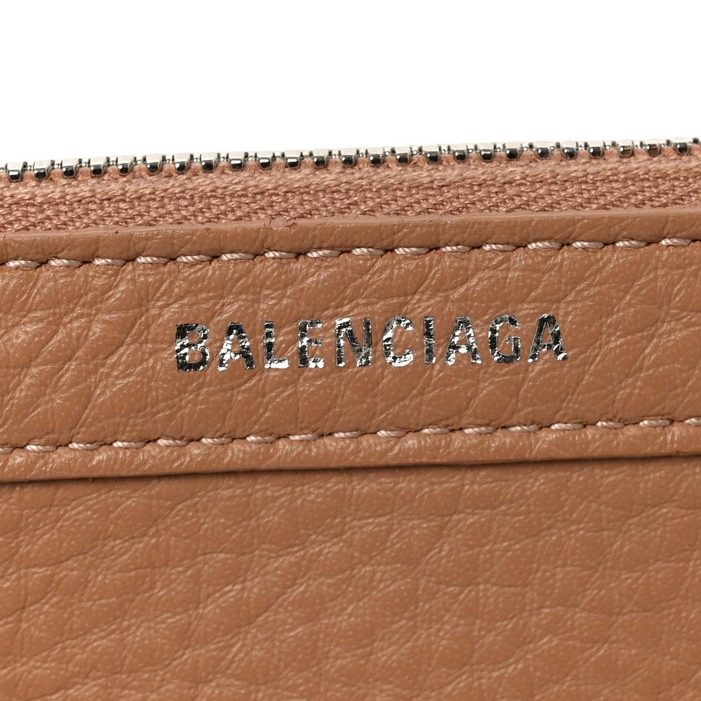 Nappa S Navy Cabas Beige Latte