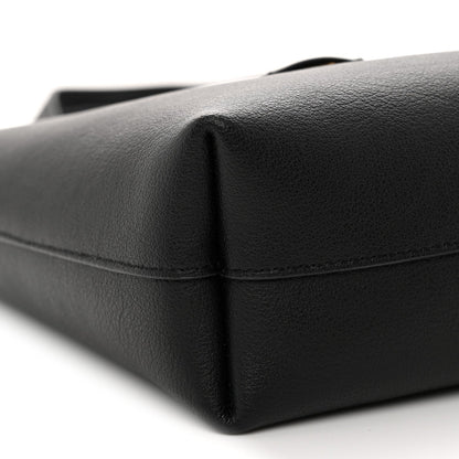 Calfskin Toy Shopping Tote Black