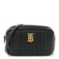 Lambskin Quilted Small Lola Camera Bag Black