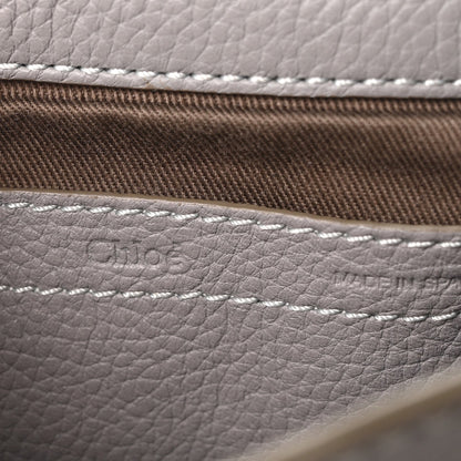 Calfskin Mini Marcie Round Crossbody Bag Cashmere Grey
