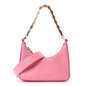 Smooth Calfskin Mini Moon Cut Out Shoulder Bag Bright Pink