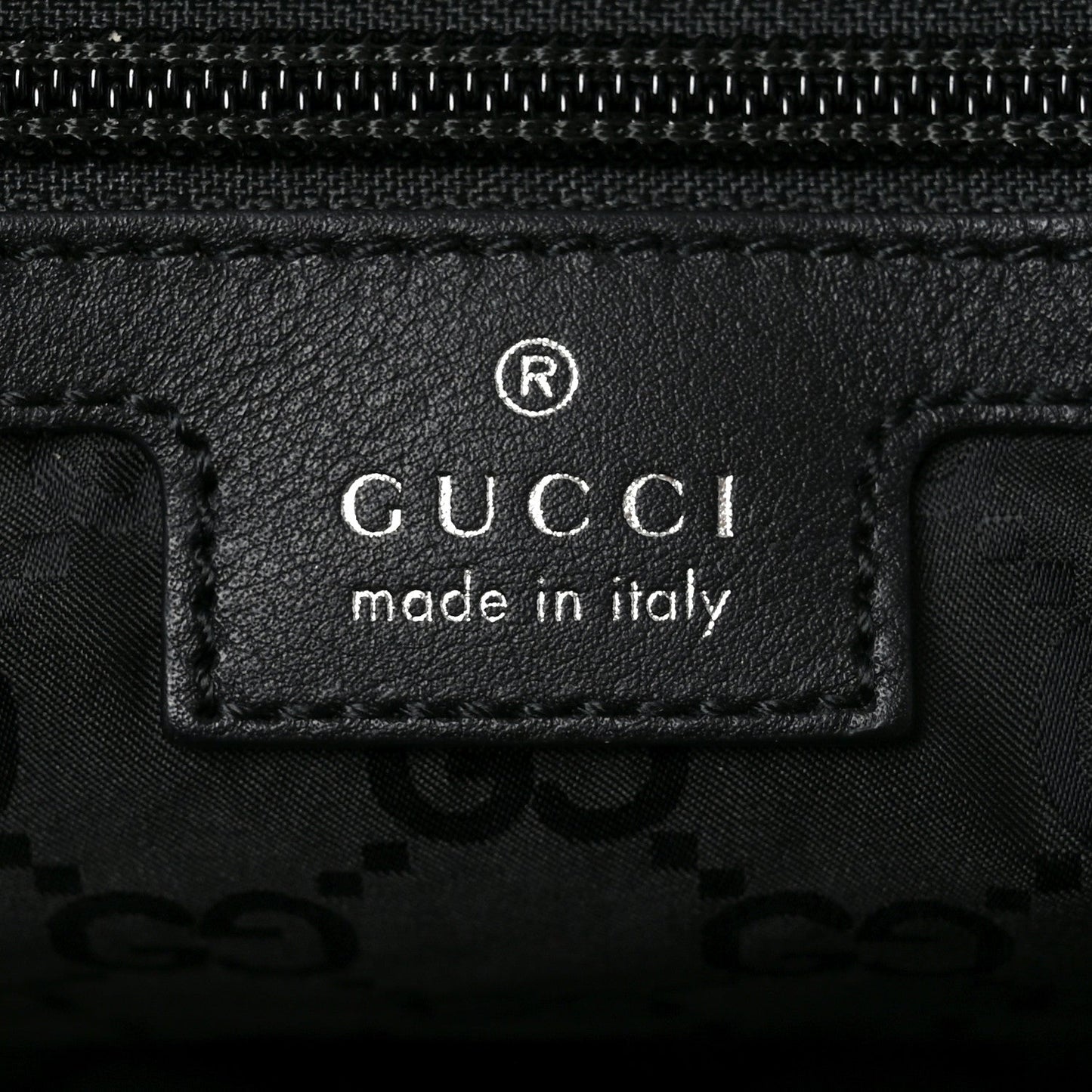 Nylon Logo Tote Black