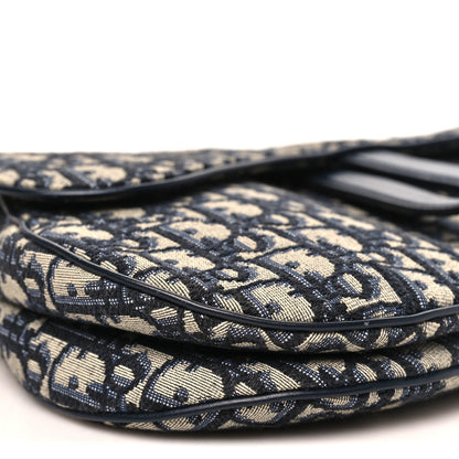 Oblique Saddle Bag Blue