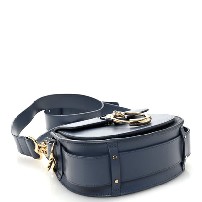 Calfskin Small Tess Bag Deep Ocean Blue
