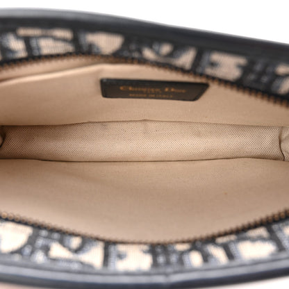 Oblique Diorquake Clutch Blue