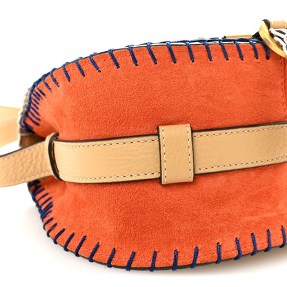Calfskin Small Marcie Saddle Bag Soft Tan