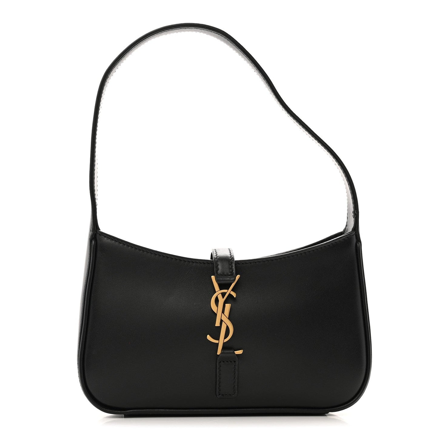 Smooth Calfskin Le 5 A 7 Mini Hobo Black