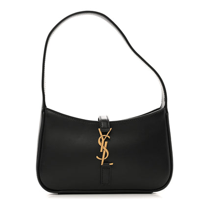 Smooth Calfskin Le 5 A 7 Mini Hobo Black