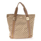 Monogram Medium Web Tote Pink Gold