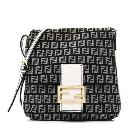 Zucchino Tube Messenger Bag Black White