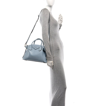 Calfskin Small Soft Antigona Ice Blue