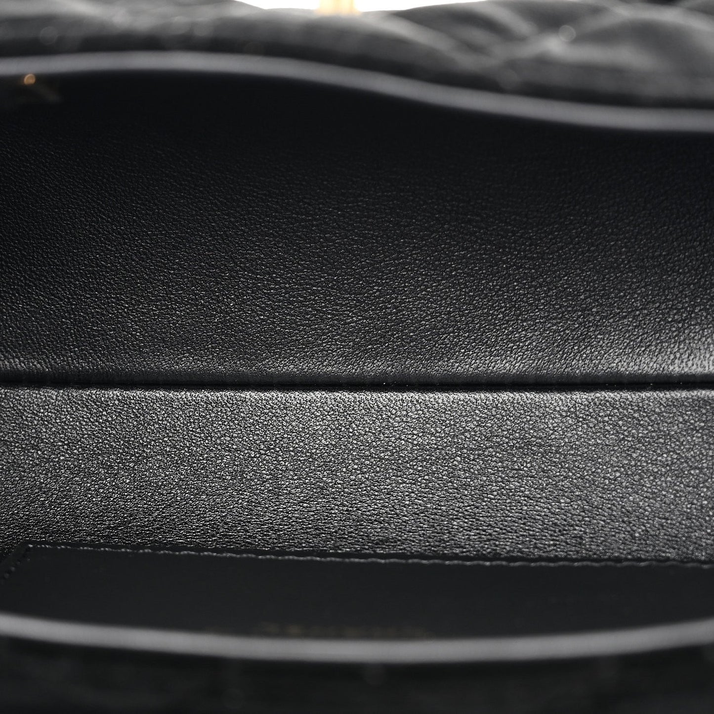 Velvet Quilted Mini Top Handle Flap Black