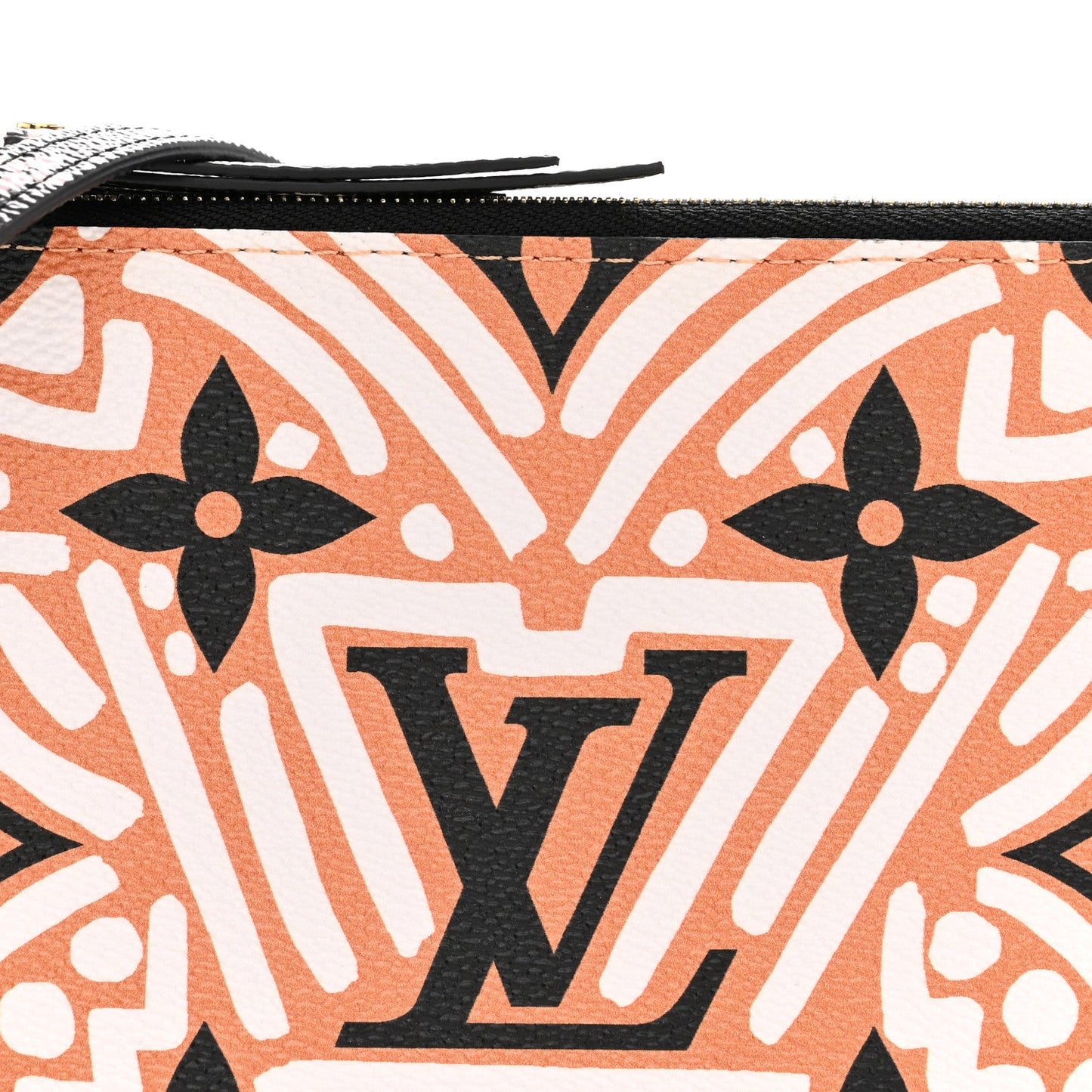 Monogram Giant Crafty Double Zip Pochette Creme Caramel