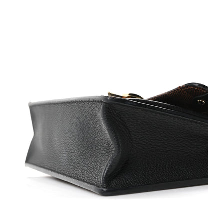 Damier Ebene Vavin Chain Wallet Black