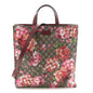 Soft GG Supreme Monogram Blooms Vertical Tote Beige Multicolor Dry Rose