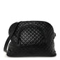 Calfskin Quilted ES Giant Travel Bag Black