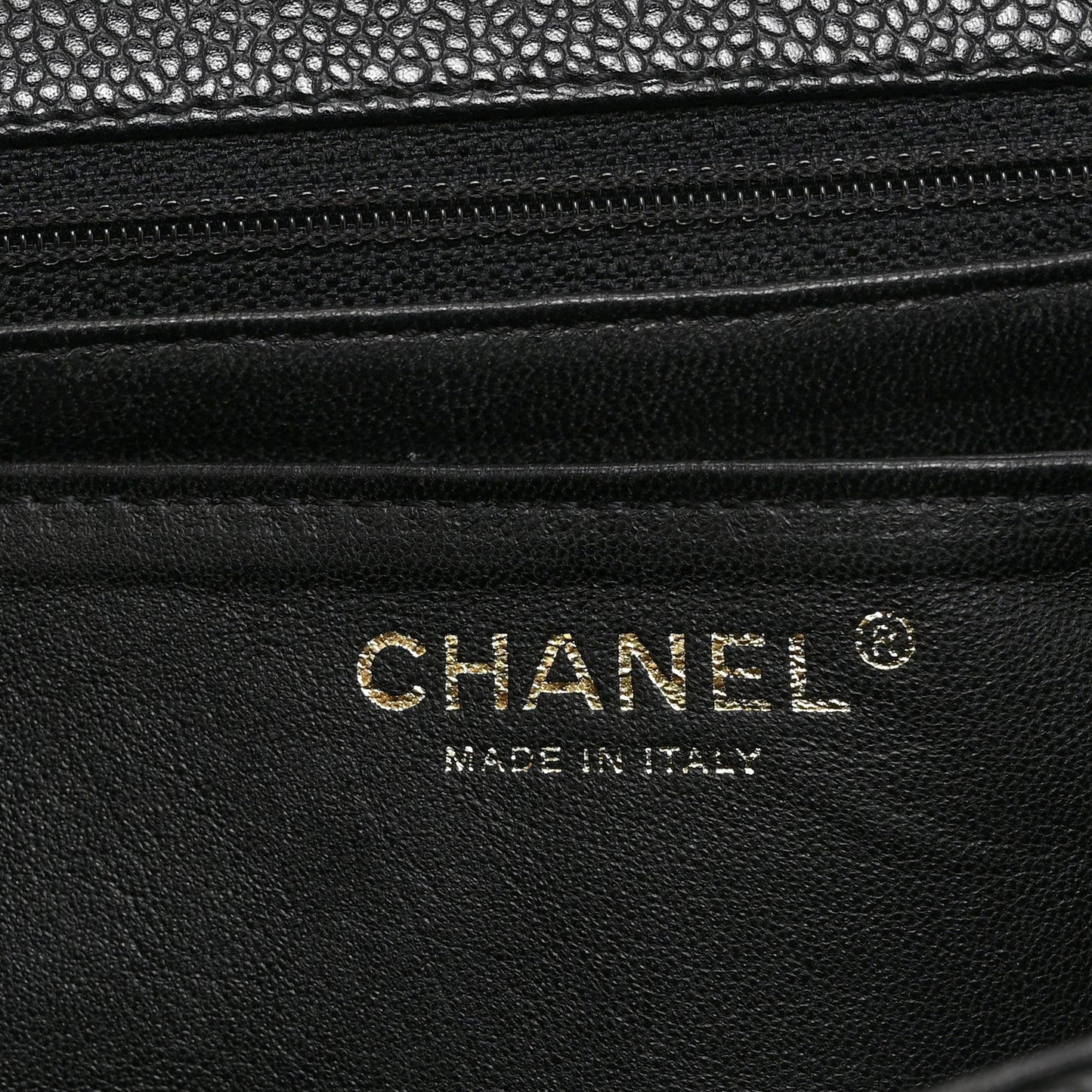 Caviar Quilted Jumbo Kelly Flap Black