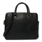 Calfskin Zip Around Briefcase Black