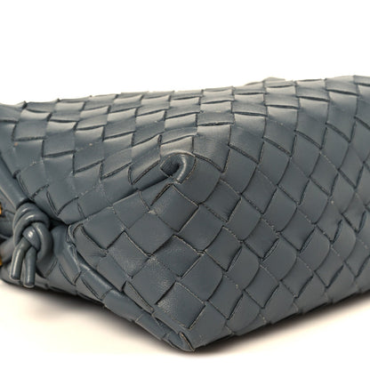 Nappa Intrecciato Small Loop Camera Bag Thunder