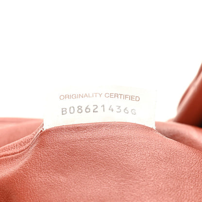 Smooth Butter Calf The Pouch Oversized Clutch Rust