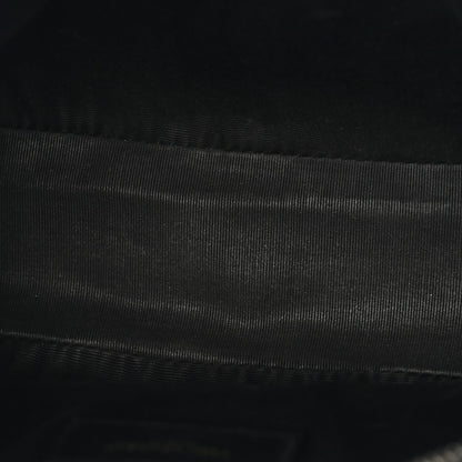 Calfskin Matelasse Monogram Lou Camera Bag Black