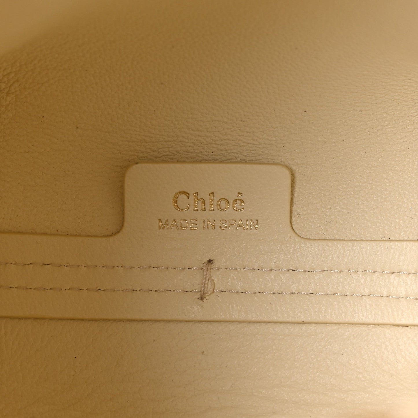 Grained Calfskin Micro Marcie Bucket Bag Misty Ivory