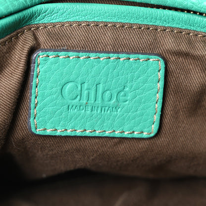 Calfskin Medium Marcie Satchel Jade Green