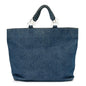 Denim Large CC Tote Dark Navy Blue