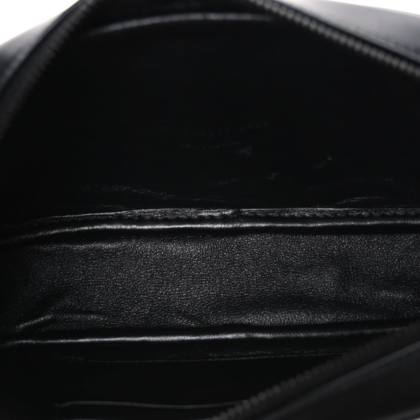 Calfskin Matelasse Monochrome Monogram Mini Lou Camera Bag Black