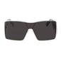 Off-White Sunglasses Shield Full Rim, Silver Frame and Dark Grey Lens OERI14GASPEN7207