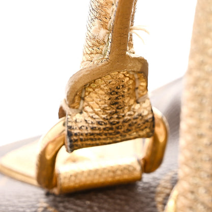 Monogram Leopard Stephen Bag