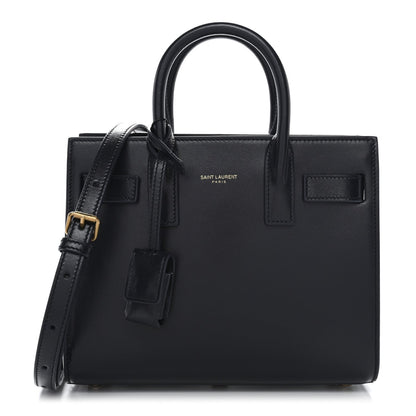 Calfskin Nano Sac De Jour Deep Marine