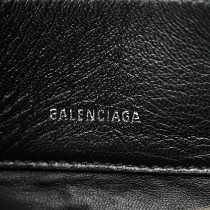 Calfskin Triangle Pouch M Bleu Canopee
