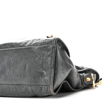 Agneau Giant 12 Gold Hardware City Gris Fossile