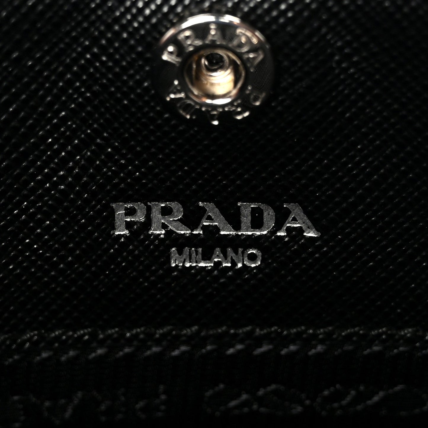 Saffiano Crossbody Bag Black