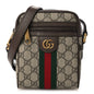 GG Supreme Monogram Web Mini Ophidia Messenger Brown