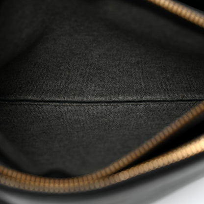 Lambskin Small Trio Crossbody Bag Black