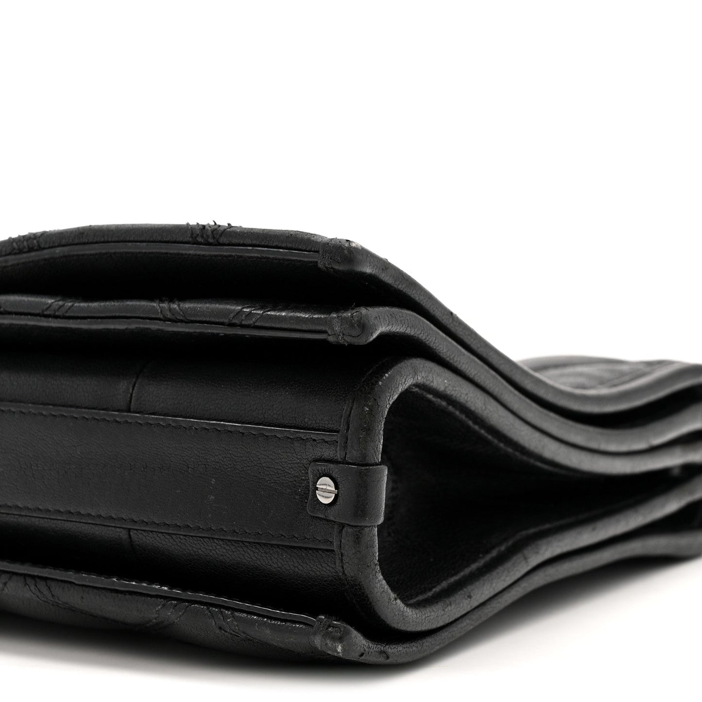 Lambskin Quilted Small Becky Chain Bag Black